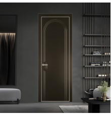 56 PE.O Перламутр Бронза вставка Глухая кромка Никель ProfilDoors Orange