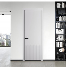 57 PE.O Крем Вайт вставка Глухая кромка Черный ProfilDoors Orange