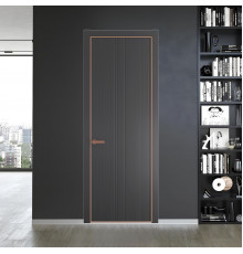 60 PE.O Графит вставка Глухая кромка Медь ProfilDoors Orange
