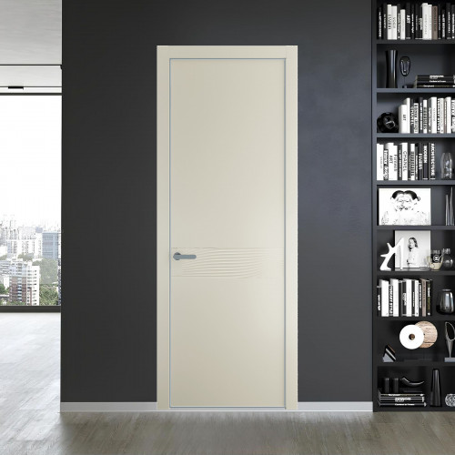 65 PE.O Перламутр Белый вставка Глухая кромка Серебро ProfilDoors Orange