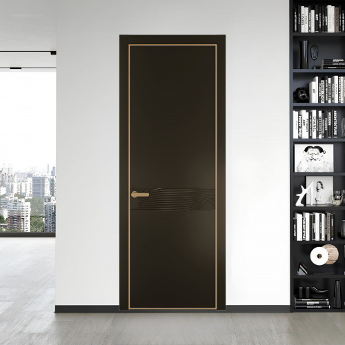 65 PE.O Перламутр Бронза вставка Глухая кромка Золото ProfilDoors Orange
