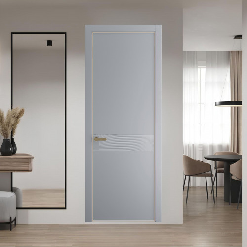 65 PE.O Смоки вставка Глухая кромка Шампань ProfilDoors Orange
