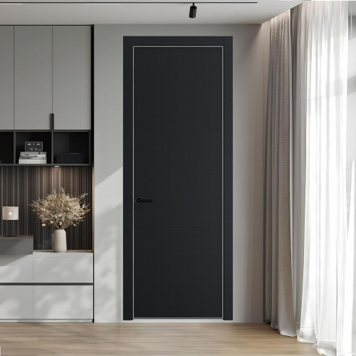 1 PE.O Блэк Элегант вставка Глухая кромка Черный муар ProfilDoors Orange