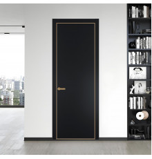 1 PE.O Блэк вставка Глухая кромка Золото ProfilDoors Orange