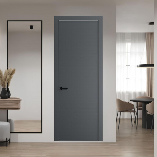 1 PE.O Графит Элегант вставка Глухая кромка Черный муар ProfilDoors Orange