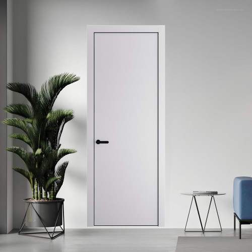 1 PE.O Крем Вайт вставка Глухая кромка Черный ProfilDoors Orange