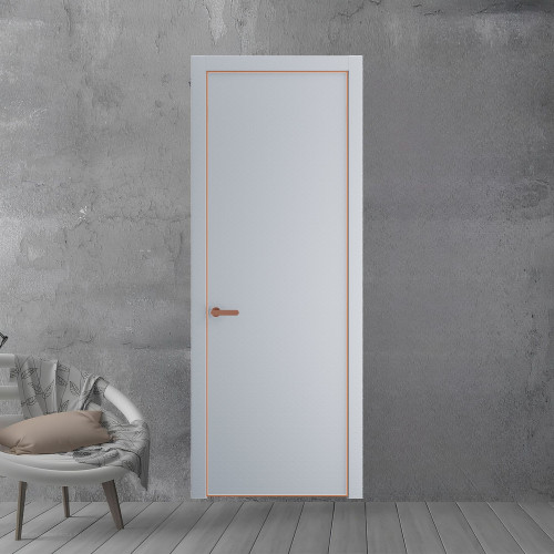 1 PE.O Лайт Грей Элегант вставка Глухая кромка Медь ProfilDoors Orange