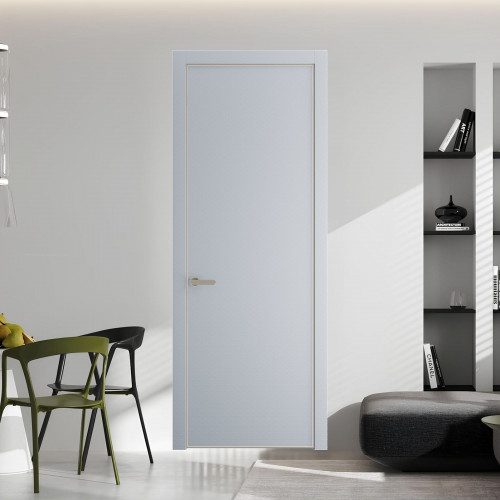 1 PE.O Лайт Грей Элегант вставка Глухая кромка Никель ProfilDoors Orange