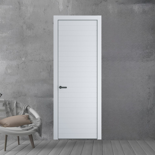 41 PE.O Вайт вставка Глухая кромка Серая ночь ProfilDoors Orange