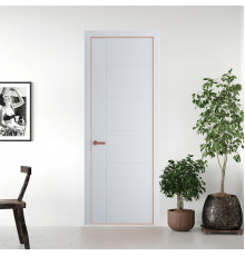44 PE.O Вайт вставка Глухая кромка Медь ProfilDoors Orange