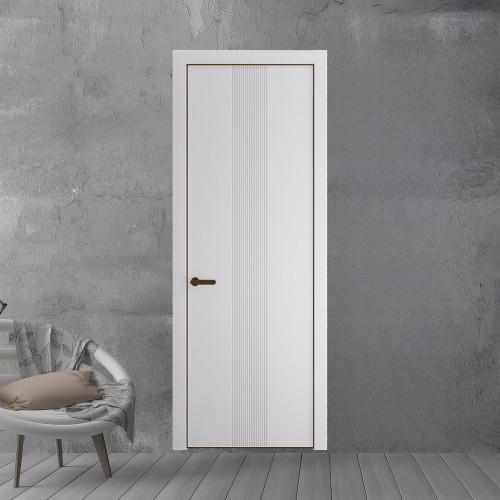 45 PE.O Крем Вайт вставка Глухая кромка Деорэ ProfilDoors Orange