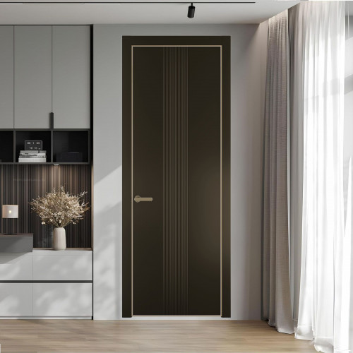45 PE.O Перламутр Бронза вставка Глухая кромка Шампань ProfilDoors Orange