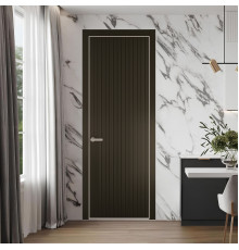 48 PE.O Перламутр Бронза вставка Глухая кромка Никель ProfilDoors Orange