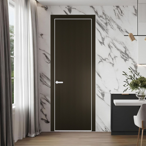 48 PE.O Перламутр Бронза вставка Глухая кромка Вайт ProfilDoors Orange
