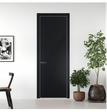 50 PE.O Блэк вставка Глухая кромка Серая ночь ProfilDoors Orange