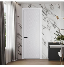 50 PE.O Крем Вайт вставка Глухая кромка Черный ProfilDoors Orange