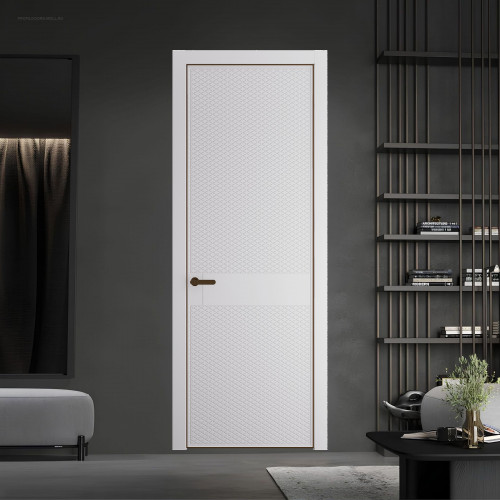 51 PE.O Крем Вайт вставка Глухая кромка Деорэ ProfilDoors Orange