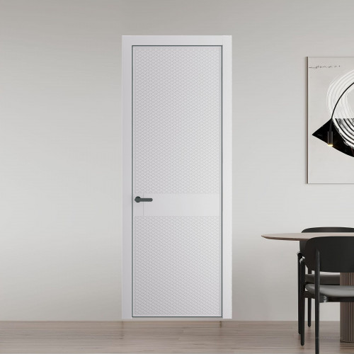 51 PE.O Крем Вайт вставка Глухая кромка Серая ночь ProfilDoors Orange