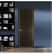 51 PE.O Перламутр Бронза вставка Глухая кромка Никель ProfilDoors Orange