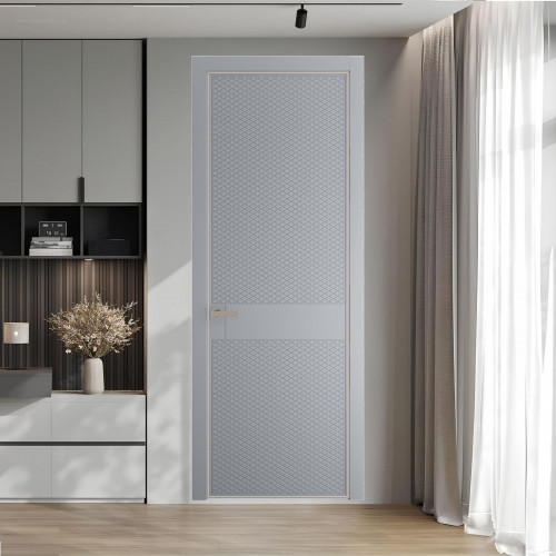 51 PE.O Смоки вставка Глухая кромка Никель ProfilDoors Orange