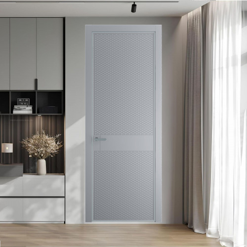 51 PE.O Смоки вставка Глухая кромка Серебро ProfilDoors Orange