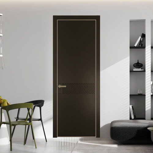 52 PE.O Перламутр Бронза вставка Глухая кромка Шампань ProfilDoors Orange