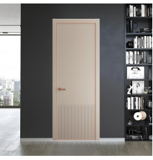 57 PE.O Сэнд вставка Глухая кромка Медь ProfilDoors Orange