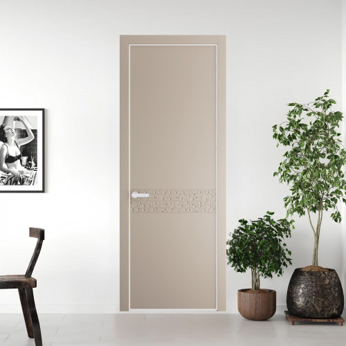 58 PE.O Сэнд вставка Глухая кромка Вайт ProfilDoors Orange