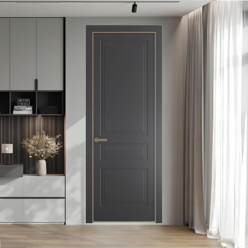 63 PE.O Графит вставка Глухая кромка Шампань ProfilDoors Orange