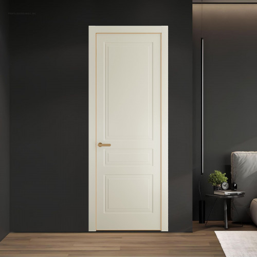 63 PE.O Перламутр Белый вставка Глухая кромка Золото ProfilDoors Orange