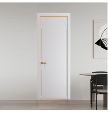 64 PE.O Крем Вайт вставка Глухая кромка Бронза ProfilDoors Orange