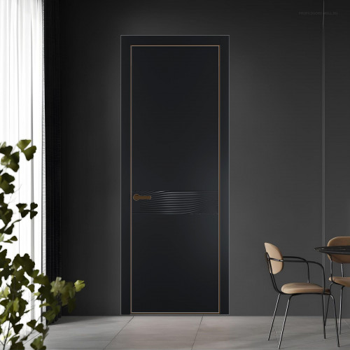 65 PE.O Блэк вставка Глухая кромка Деорэ ProfilDoors Orange