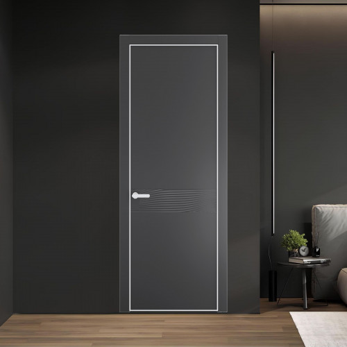 65 PE.O Графит вставка Глухая кромка Вайт ProfilDoors Orange