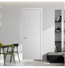 65 PE.O Крем Вайт вставка Глухая кромка Золото ProfilDoors Orange
