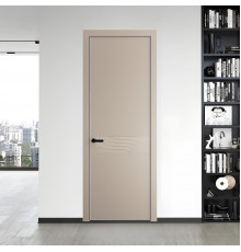 65 PE.O Сэнд вставка Глухая кромка Черный муар ProfilDoors Orange