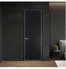 43 PE.O Блэк вставка Глухая кромка Никель ProfilDoors Orange