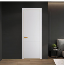 43 PE.O Крем Вайт вставка Глухая кромка Бронза ProfilDoors Orange