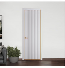 46 PE.O Крем Вайт вставка Глухая кромка Бронза ProfilDoors Orange