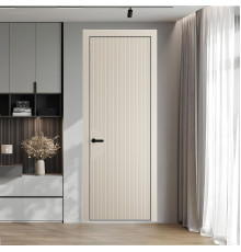 47 PE.O Кремовая Магнолия вставка Глухая кромка Черный ProfilDoors Orange