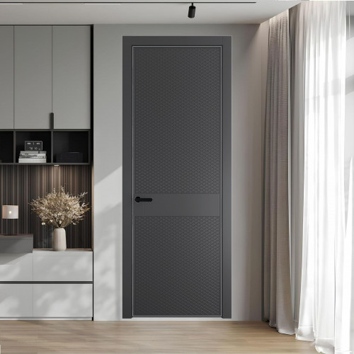 51 PE.O Графит вставка Глухая кромка Черный ProfilDoors Orange