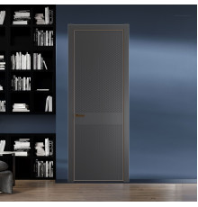 51 PE.O Графит вставка Глухая кромка Деорэ ProfilDoors Orange