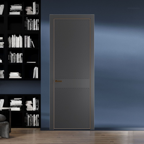 51 PE.O Графит вставка Глухая кромка Деорэ ProfilDoors Orange