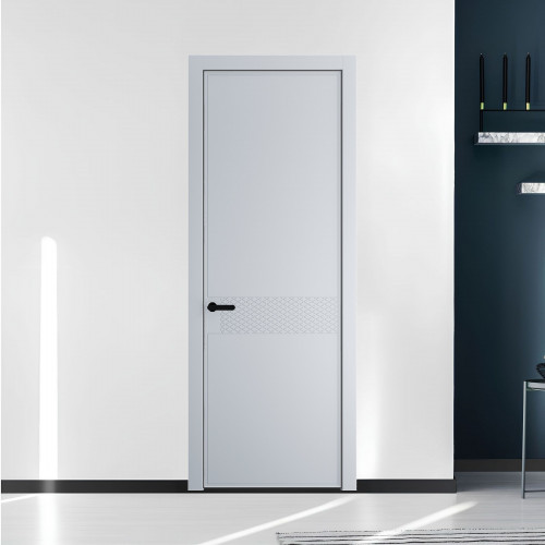 52 PE.O Лайт Грей вставка Глухая кромка Черный муар ProfilDoors Orange