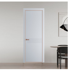 52 PE.O Лайт Грей вставка Глухая кромка Медь ProfilDoors Orange
