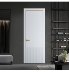 57 PE.O Вайт вставка Глухая кромка Шампань ProfilDoors Orange