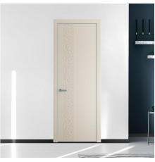 59 PE.O Кремовая Магнолия вставка Глухая кромка Серебро ProfilDoors Orange
