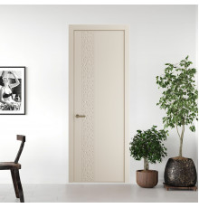 59 PE.O Кремовая Магнолия вставка Глухая кромка Шампань ProfilDoors Orange