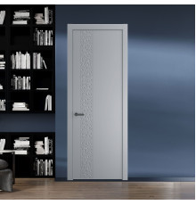 59 PE.O Смоки вставка Глухая кромка Серая ночь ProfilDoors Orange