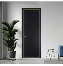61 PE.O Блэк вставка Глухая кромка Бронза ProfilDoors Orange