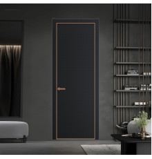 1 PE.O Блэк Элегант вставка Глухая кромка Медь ProfilDoors Orange